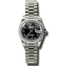 Rolex Lady White Gold President 179179 bkrp