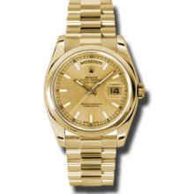 Rolex Oyster Perpetual Day-Date 118208 CHSP MEN'S WATCH