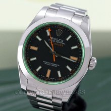 Rolex stainless steel milgauss ref 116400v