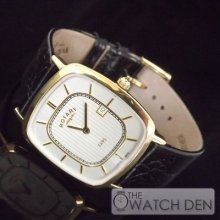 Rotary Mens Ultra Slim Gold Plated Watch - Gs08102/03