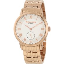 Rudiger R3000-09-001 Leipzig Silver Dial Roman Numerals Gold Tone Watch