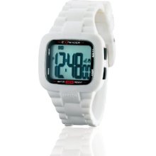 Sector Unisex Watch R3251472115 In Collection Street With Digital Display And White Strap