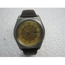 Seiko 5 Automatic Extremely Rare Beautiful Men 's Steel Watch Running Stage