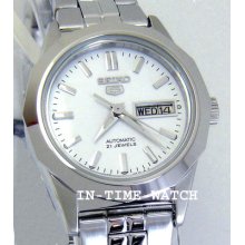 Seiko 5 Automatic Ladies Stainless Steel Symh61k1 Wr30m