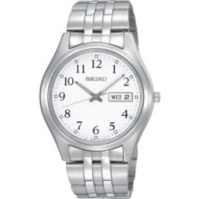 Seiko All Steel Day Date Men's Watch Sgga19p1