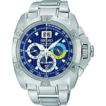 Seiko Gents Velatura Chronograph Spc071p1 Watch Rrp Â£450.00