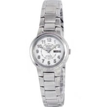 Seiko Ladies Seiko 5 Automatic Dress White Dial SYME49