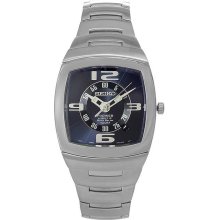 Seiko Mens Premier Kinetic Steel Watch ...