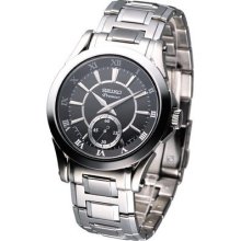 Seiko Premier Classic Watch Black Srk021j1