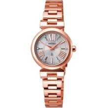 Seiko Ssvr086 Lukia Solar Pinkgold Ladies Watch
