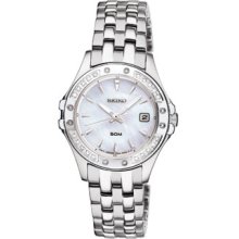 Seiko Sxde83 Women's Le Grand Sport Stainless Steel Watch With Diamonds
