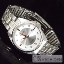 Sekonda - Ladies Silver & White Dial Stainless Steel Watch - 4657