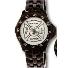 Selco Geneve Men Technica Onyx Medallion Watch
