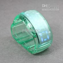 Sell Unisex Bracelet Digital Watch Green In