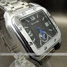 Silver Luxury Elegant Fashion Mechanical Automatic Steel Men Wrist Watch Wg196