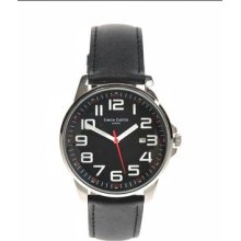 Simon Carter Black Faced Mens London Designer Wrist Watch Wt1600