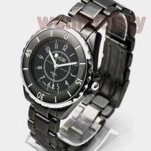 Sinobi Black/white Bracelet Wrist Watch Mens Sports Boy Girl Mens Womens Gift