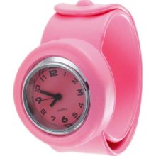 Slide By Steinhausen Pink Silicone Pink Sl1P-Jrp Slap Junior Watch Sl1P Children'S