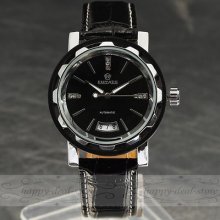 Smart Royal Noble Style Luxury Men Auto Mechanical Wrist Watch Cool Calendar