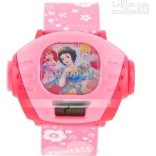 Snow White Princess Digital Projection Wrist Watch Children Gift Mix