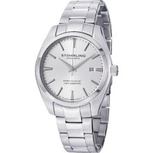 Stuhrling 414 33112 Regatta Prime Stainless Steel Bracelet Mens Watch