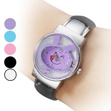 Style Women's Casual Steel Analog Quartz Bracelet Watch (Silver)