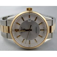 Tag Heuer Carrera Automatic Silver Dial 18kt Gold & Stainless Steel Men's Wv215a
