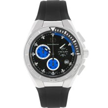 Technomarine Watches Men's Cruise Black Dial Black Rubber Black Rubbe