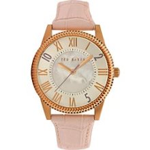 Ted Baker Straps Mother-of-Pearl Dial Women's Watch #TE2086