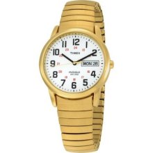 Timex Mens T20471 Easy Reader Gold-tone Expansion Band Watch