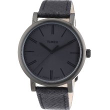 Timex Originals Easy Reader, All Black Python Strap - T2n959