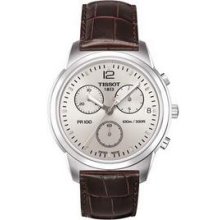 Tissot T0494171603700 Watch PR 100 Mens - Silver Dial Stainless Steel Case Quartz Movement