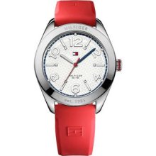 Tommy Hilfiger Women's 1781258 Sport Red Silicon Stainless Steel Watch