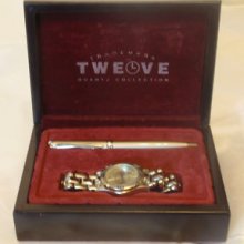 Trademark Twelve Quartz Collection Watch / Pen Set Mens