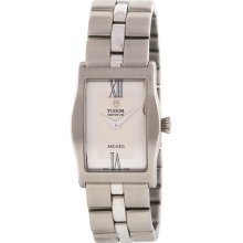 Tudor Geneve Archeo 30210 Stainless Steel Quartz Ladies Watch