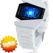 Unique Classy Hi-tech Lcd Blue Light Digital Sport Quartz Wrist Watch Men Clock