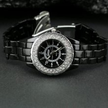 Unique Comes From Ordinary- Mens Women's Quartz Wrist Watch Black Alloy Band