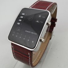 Unique Quartz Digital Led Date Mens Ladys Watch