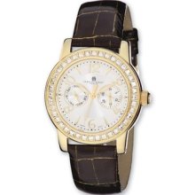 Unisex Charles Hubert Ip-plated Crystal Bezel Multifunction Watch Xwa3274