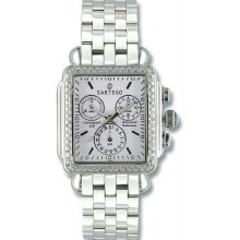 Unisex Diamond Chronograph Whi