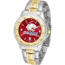 University of South Alabama Men's Stainless Steel and Gold Tone Watch
