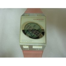 Used Casio World Time Data Bank Quartz Wristwatch