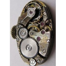 Used Lady Longines 7.45 15 Jewels Oval Watch Movement Complete