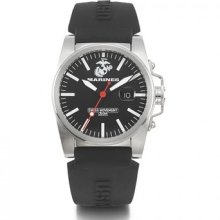 Usmc Wrist Armor Men's Stainless Steel Swiss Quartz Us Marine Corps Watch Wa114