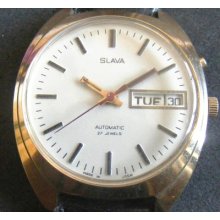 Very Rare Soviet Excellent Gold-plated Watches - Slava Automatic Cal.2427
