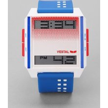Vestal Digichord Watch: Blue Multi One Size Mens Watches
