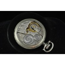 Vintage 16s Elgin Pocketwatch Grade 291 Keeping Time Choo Choo Case
