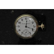 Vintage 18 Size Hamilton 21 J Grade 941 Pocket Watch Keeping Time!