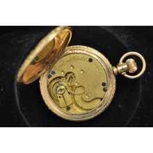 Vintage 6 Size Elgin Hunting Case Pocket Watch Grade 95 Keeping Time