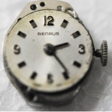 Vintage Benrus Wrist Movement 17 Jewels Cal Oz3b8 Running 294